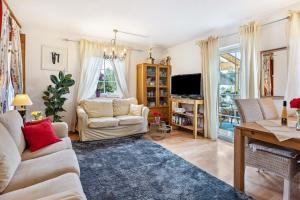 Et tv og/eller underholdning på Ferienhaus Christina