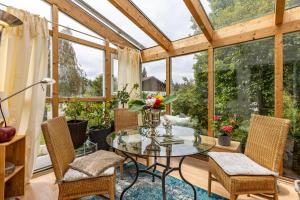 Et opholdsområde på Ferienhaus Christina