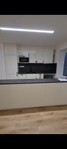 O bucătărie sau chicinetă la Apartmány Loučky