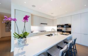 Η κουζίνα ή μικρή κουζίνα στο Premier Honolulu Residence with Park Views