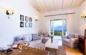 Et opholdsområde på Villa Nafsika