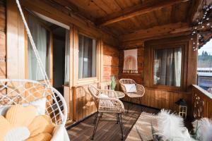 Posezení v ubytování Apartament u Młynarki