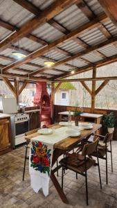 Posezení v ubytování Cabana Pinolera