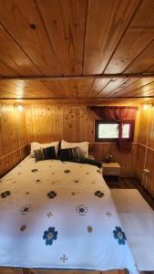 Postel nebo postele na pokoji v ubytování Cabana Pinolera