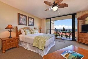 Postel nebo postele na pokoji v ubytování Kaanapali Shores 836 · KS 836 Spacious Studio Kaanapali Oceanfro + 42 fotografií