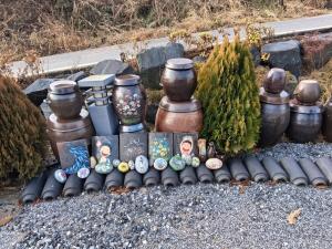 En have udenfor Buyeo Eoksae Jeongwon Pension