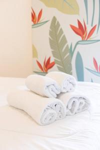 Ένα ή περισσότερα κρεβάτια σε δωμάτιο στο Paraíso-Perfecto para 2-Pileta-Zona estratégica