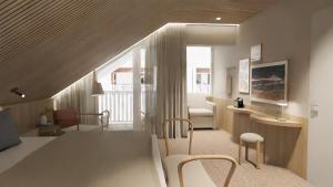 Χώρος καθιστικού στο Bude54