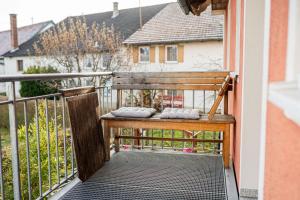 Μπαλκόνι ή βεράντα στο Ferienwohnung Demmelbach