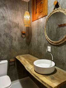 Ένα μπάνιο στο Chalé Brisa do Pontal