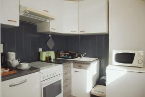 Η κουζίνα ή μικρή κουζίνα στο Appartement avec balconnet et vue mer