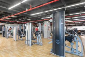 Fitnesscentret og/eller fitnessfaciliteterne på Studio c/ rooftop com piscina em Olinda - JAM907C