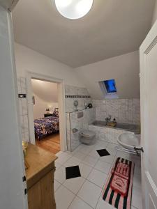 Koupelna v ubytování Quartier1905 charmanter Altbau zentral & waldnah