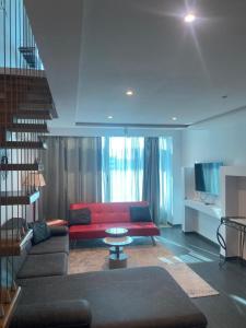 Et tv og/eller underholdning på Loft Duplex les berges du lac