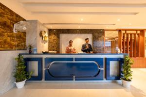 Vstupní hala nebo recepce v ubytování Hotel Velvet Crown Airport Stay WIth- Free Airport Pickup Delhi Airport