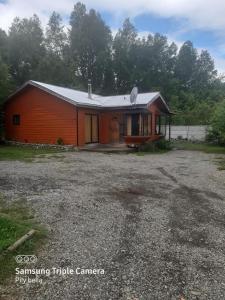 Bygningen som feriehuset ligger i