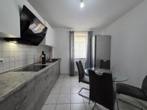 Kuchyň nebo kuchyňský kout v ubytování Mikra Homes24 in Glauchau