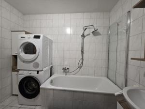 Koupelna v ubytování Mikra Homes24 in Glauchau