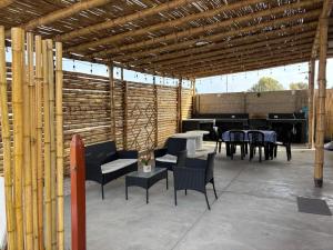 Et opholdsområde på Refugio del Lobo