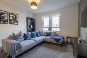 Et opholdsområde på The Wishy - 2 Bedroom Flat in Newmains