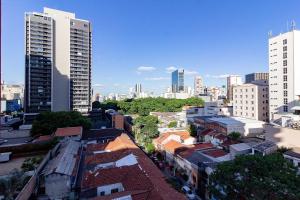 Nespecifikovaný výhled na destinaci São Paulo nebo výhled na město při pohledu z apartmánu