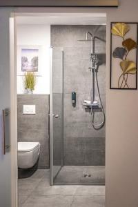 Koupelna v ubytování City Pension Stadtlohn