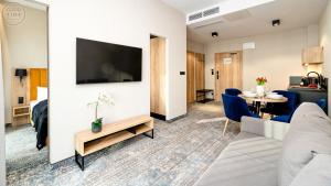 TV a/nebo společenská místnost v ubytování Apartamenty Good Time - Zloty Horyzont Resort