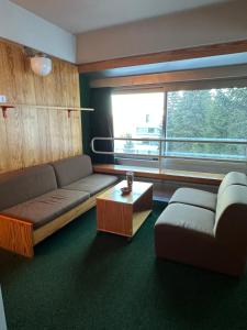 Et opholdsområde på La Dimora di Pace, adiacente alle piste per 7 persone