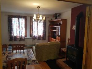 Χώρος καθιστικού στο Apartamentos Grist