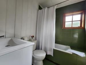 Ένα μπάνιο στο Cabaña Frutillar Bajo +26 φωτογραφίες