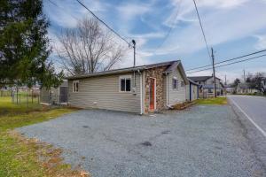 Bygningen som feriehuset ligger i