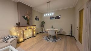 Χώρος καθιστικού στο Charmante appartement in Wilrijk +12 φωτογραφίες