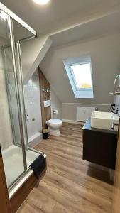 Koupelna v ubytování Komfort Apartments Bösenrode