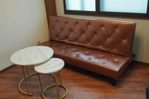 Posezení v ubytování 碧の宿べっぷ駅前町