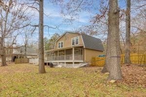 Bygningen som feriehuset ligger i