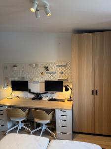 TV a/nebo společenská místnost v ubytování Luxury Apartments Panorama