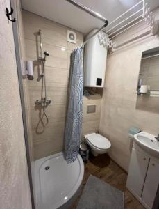 Koupelna v ubytování ApartmentsByMatyrafa-XIV