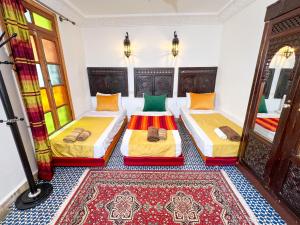 Postel nebo postele na pokoji v ubytování Dar houda