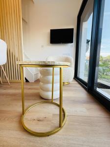 Et tv og/eller underholdning på Studio Spa Du Bassin + 2 billeder