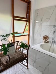 Koupelna v ubytování Map's View Guesthouse