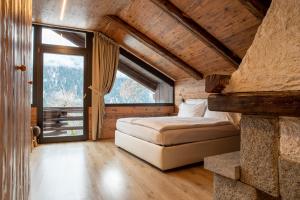 En eller flere senge i et værelse på Locanda dal Giulio al Fratè B&B