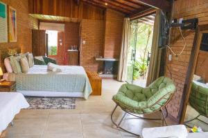 Кровать или кровати в номере Terra Verde Visconde de Mauá +39 фотографий