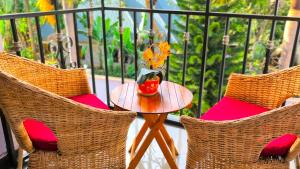 Balkón nebo terasa v ubytování Kilimanjaro Helichrysum Homes