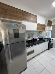 Køkken eller tekøkken på Casa Recanto de Guarajuba