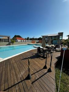 Swimmingpoolen hos eller tæt på Casa Recanto de Guarajuba