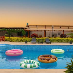 Swimmingpoolen hos eller tæt på Huaral House Piscina y Terraza