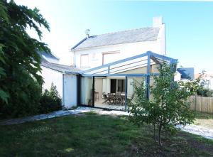 Bygningen som feriehuset ligger i