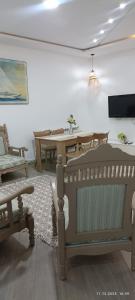 TV a/nebo společenská místnost v ubytování FUFA Haute standing appartment S2 center Monastir