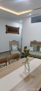 Posezení v ubytování FUFA Haute standing appartment S2 center Monastir