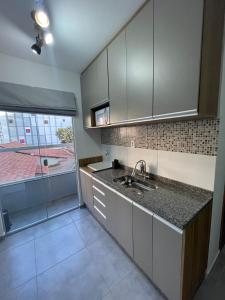 Kuchyň nebo kuchyňský kout v ubytování Refúgio central